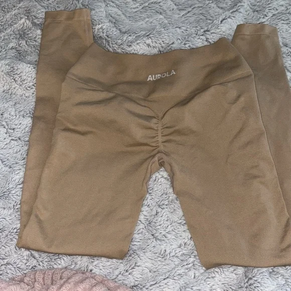 AUROLA Workout Leggings Seamless Scrunch Tights Tummy Control Gym Fitness NWOT. - Picture 6 of 12